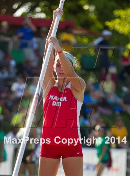 Thumbnail 1 in CIF State Track and Field (Girls Pole Vault) photogallery.