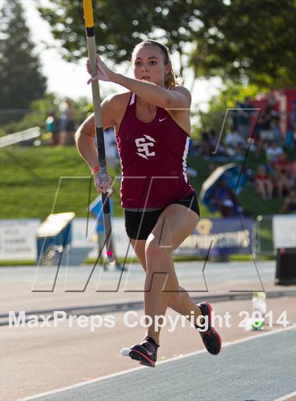 Thumbnail 2 in CIF State Track and Field (Girls Pole Vault) photogallery.