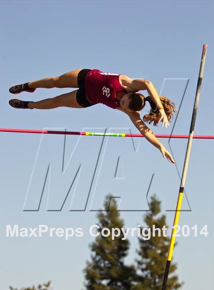 Thumbnail 3 in CIF State Track and Field (Girls Pole Vault) photogallery.