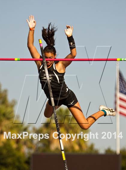 Thumbnail 2 in CIF State Track and Field (Girls Pole Vault) photogallery.