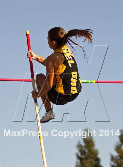 Thumbnail 2 in CIF State Track and Field (Girls Pole Vault) photogallery.
