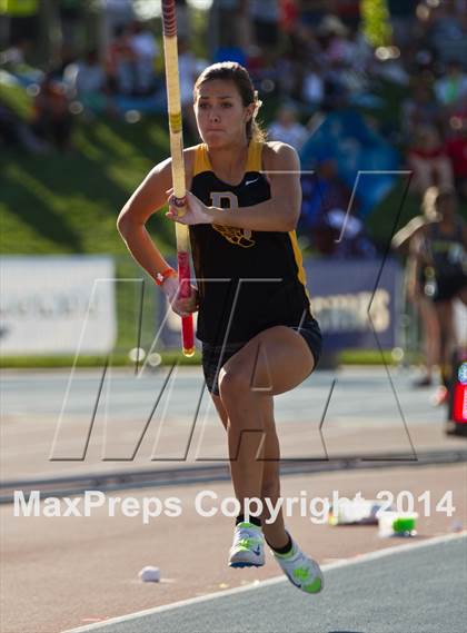 Thumbnail 2 in CIF State Track and Field (Girls Pole Vault) photogallery.