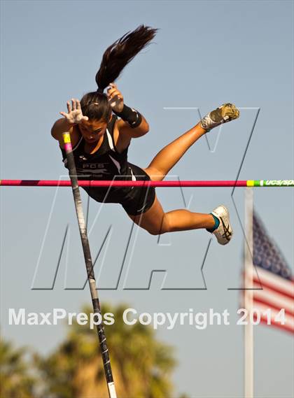 Thumbnail 3 in CIF State Track and Field (Girls Pole Vault) photogallery.