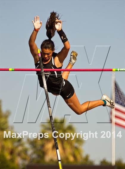 Thumbnail 1 in CIF State Track and Field (Girls Pole Vault) photogallery.