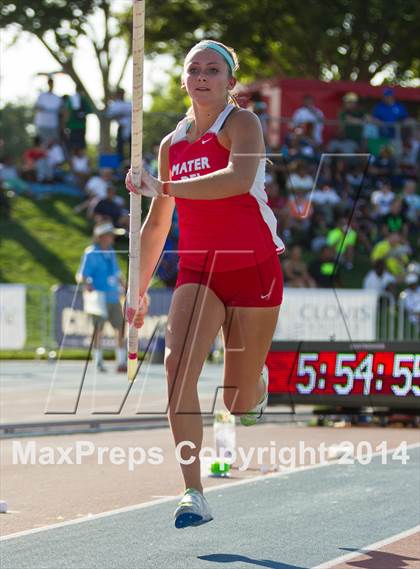 Thumbnail 2 in CIF State Track and Field (Girls Pole Vault) photogallery.