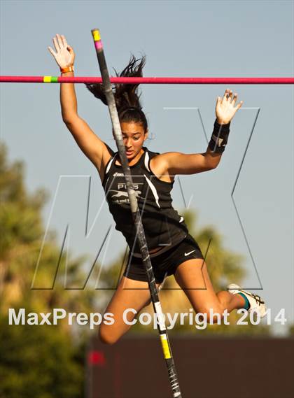 Thumbnail 3 in CIF State Track and Field (Girls Pole Vault) photogallery.