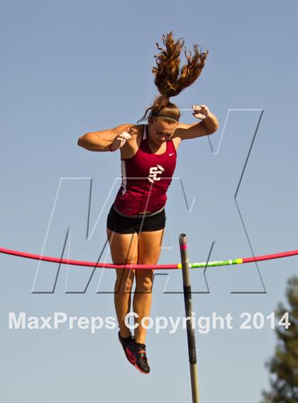 Thumbnail 1 in CIF State Track and Field (Girls Pole Vault) photogallery.