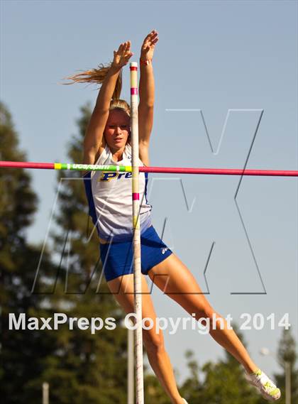 Thumbnail 2 in CIF State Track and Field (Girls Pole Vault) photogallery.