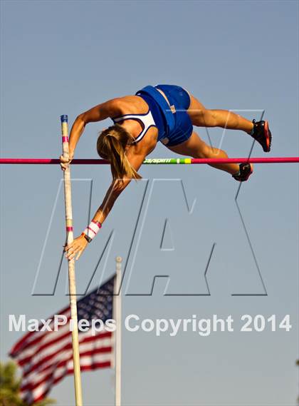 Thumbnail 3 in CIF State Track and Field (Girls Pole Vault) photogallery.