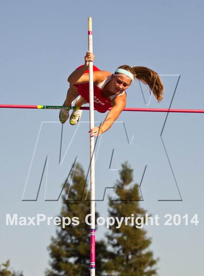 Thumbnail 2 in CIF State Track and Field (Girls Pole Vault) photogallery.