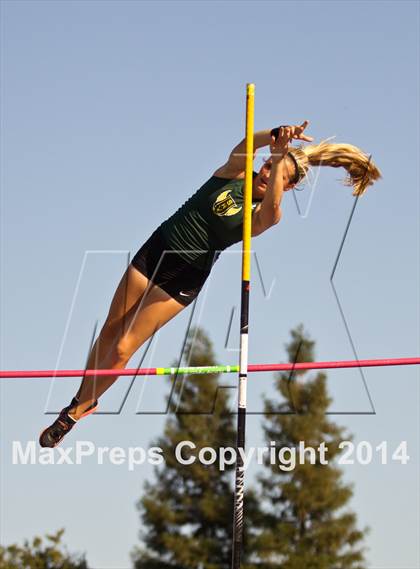 Thumbnail 1 in CIF State Track and Field (Girls Pole Vault) photogallery.