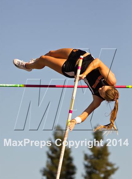 Thumbnail 2 in CIF State Track and Field (Girls Pole Vault) photogallery.