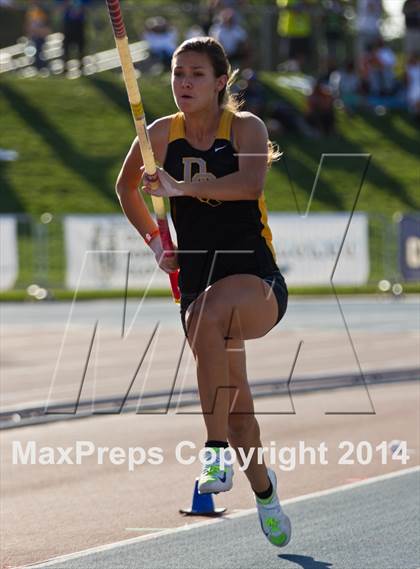 Thumbnail 1 in CIF State Track and Field (Girls Pole Vault) photogallery.