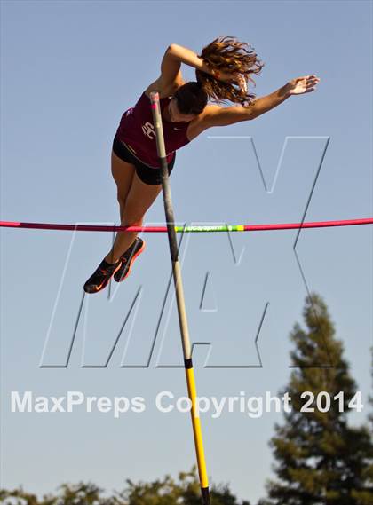 Thumbnail 2 in CIF State Track and Field (Girls Pole Vault) photogallery.