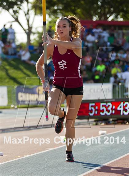 Thumbnail 3 in CIF State Track and Field (Girls Pole Vault) photogallery.