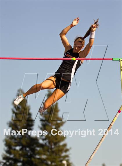 Thumbnail 2 in CIF State Track and Field (Girls Pole Vault) photogallery.