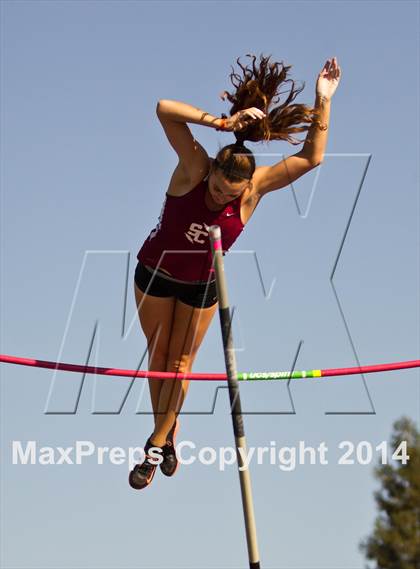 Thumbnail 3 in CIF State Track and Field (Girls Pole Vault) photogallery.