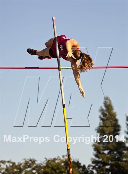 Thumbnail 3 in CIF State Track and Field (Girls Pole Vault) photogallery.