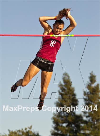 Thumbnail 3 in CIF State Track and Field (Girls Pole Vault) photogallery.