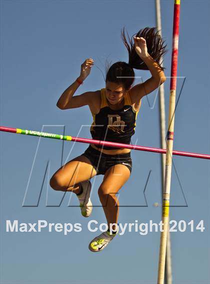 Thumbnail 3 in CIF State Track and Field (Girls Pole Vault) photogallery.