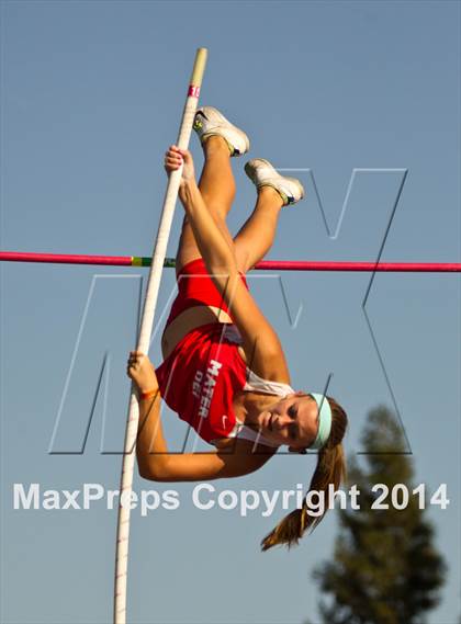 Thumbnail 2 in CIF State Track and Field (Girls Pole Vault) photogallery.