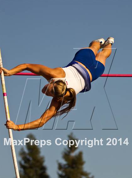 Thumbnail 1 in CIF State Track and Field (Girls Pole Vault) photogallery.