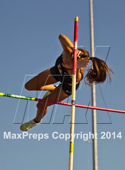 Thumbnail 1 in CIF State Track and Field (Girls Pole Vault) photogallery.