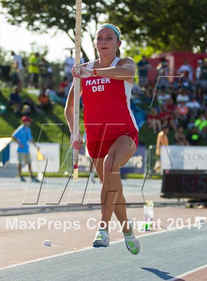 Thumbnail 3 in CIF State Track and Field (Girls Pole Vault) photogallery.