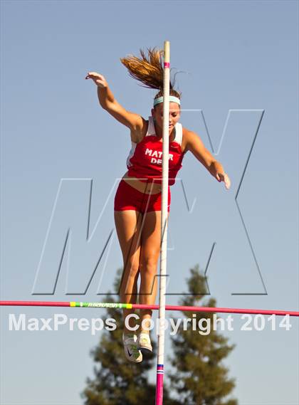 Thumbnail 1 in CIF State Track and Field (Girls Pole Vault) photogallery.