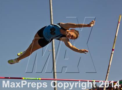 Thumbnail 2 in CIF State Track and Field (Girls Pole Vault) photogallery.