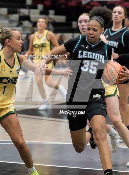 Thumbnail 2 in Legion Preparatory Academy vs Centre Excellence (AUS)  (Nike Tournament of Champions) photogallery.