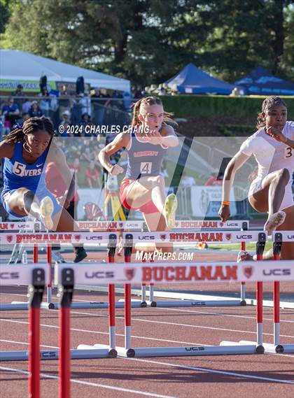 Thumbnail 2 in CIF State Championships (100m Hurdles Finals) photogallery.