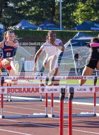 Thumbnail 3 in CIF State Championships (100m Hurdles Finals) photogallery.