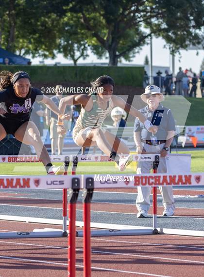 Thumbnail 1 in CIF State Championships (100m Hurdles Finals) photogallery.