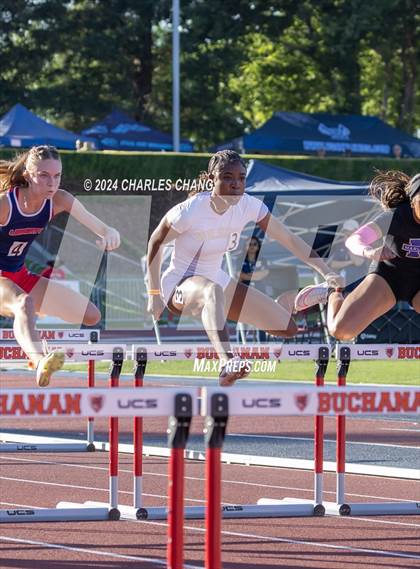 Thumbnail 2 in CIF State Championships (100m Hurdles Finals) photogallery.