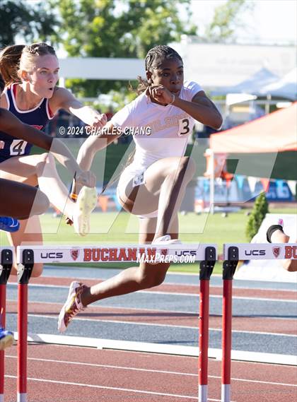 Thumbnail 3 in CIF State Championships (100m Hurdles Finals) photogallery.
