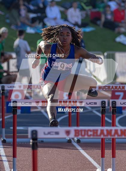 Thumbnail 2 in CIF State Championships (100m Hurdles Finals) photogallery.