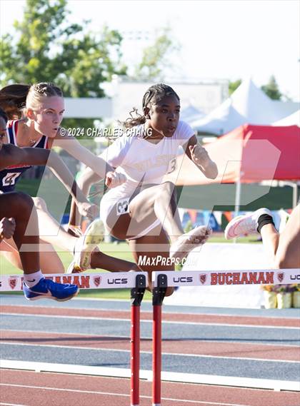 Thumbnail 2 in CIF State Championships (100m Hurdles Finals) photogallery.