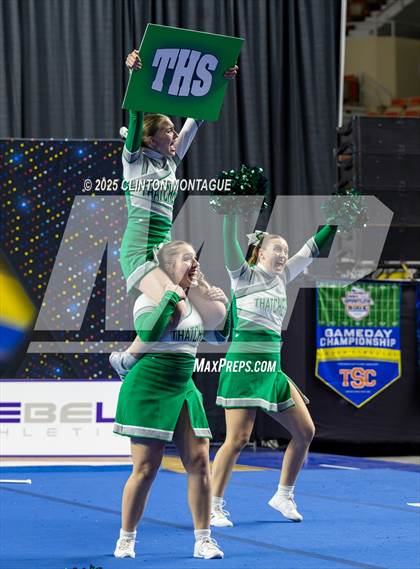 Thumbnail 1 in Thatcher - Cheer (AIA Division IV Prelims) photogallery.