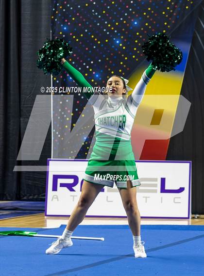Thumbnail 3 in Thatcher - Cheer (AIA Division IV Prelims) photogallery.