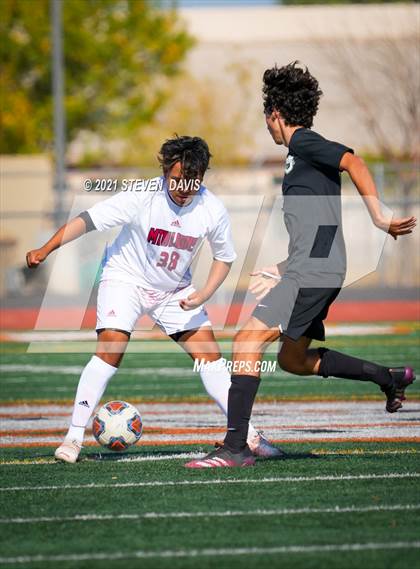 Thumbnail 1 in Basha vs. Red Mountain Coyote (Classic Soccer Tournament) photogallery.