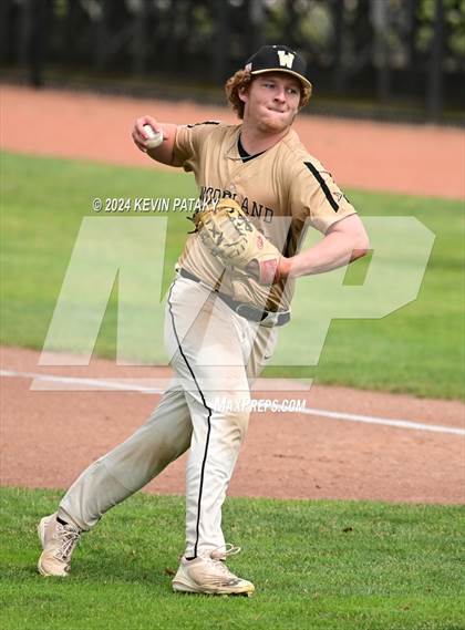 Thumbnail 2 in Woodland Regional vs. Joel Barlow (CIAC Class M Final) photogallery.