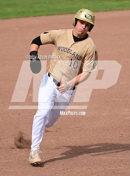 Thumbnail 2 in Woodland Regional vs. Joel Barlow (CIAC Class M Final) photogallery.