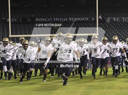 Thumbnail 1 in St. John Bosco vs Mater Dei (CIF-SS D1 Final) photogallery.