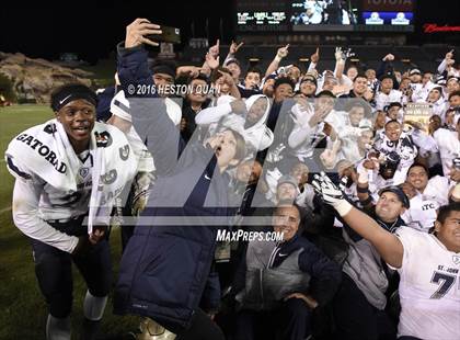 Thumbnail 1 in St. John Bosco vs Mater Dei (CIF-SS D1 Final) photogallery.