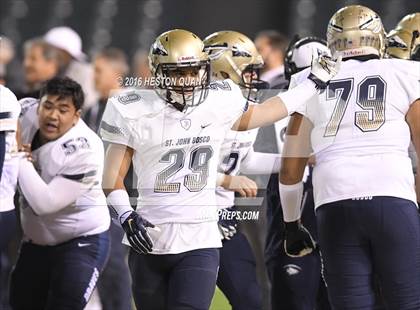 Thumbnail 1 in St. John Bosco vs Mater Dei (CIF-SS D1 Final) photogallery.
