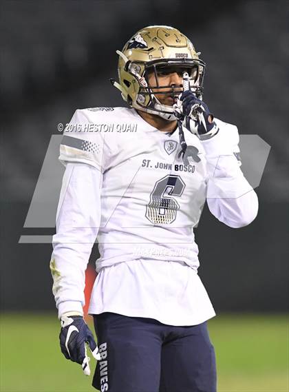 Thumbnail 1 in St. John Bosco vs Mater Dei (CIF-SS D1 Final) photogallery.