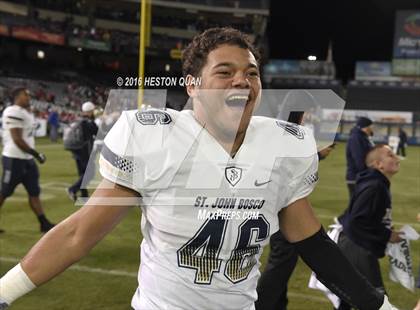 Thumbnail 1 in St. John Bosco vs Mater Dei (CIF-SS D1 Final) photogallery.