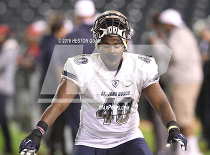 Thumbnail 1 in St. John Bosco vs Mater Dei (CIF-SS D1 Final) photogallery.