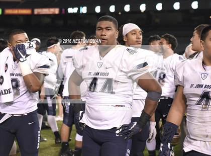 Thumbnail 2 in St. John Bosco vs Mater Dei (CIF-SS D1 Final) photogallery.